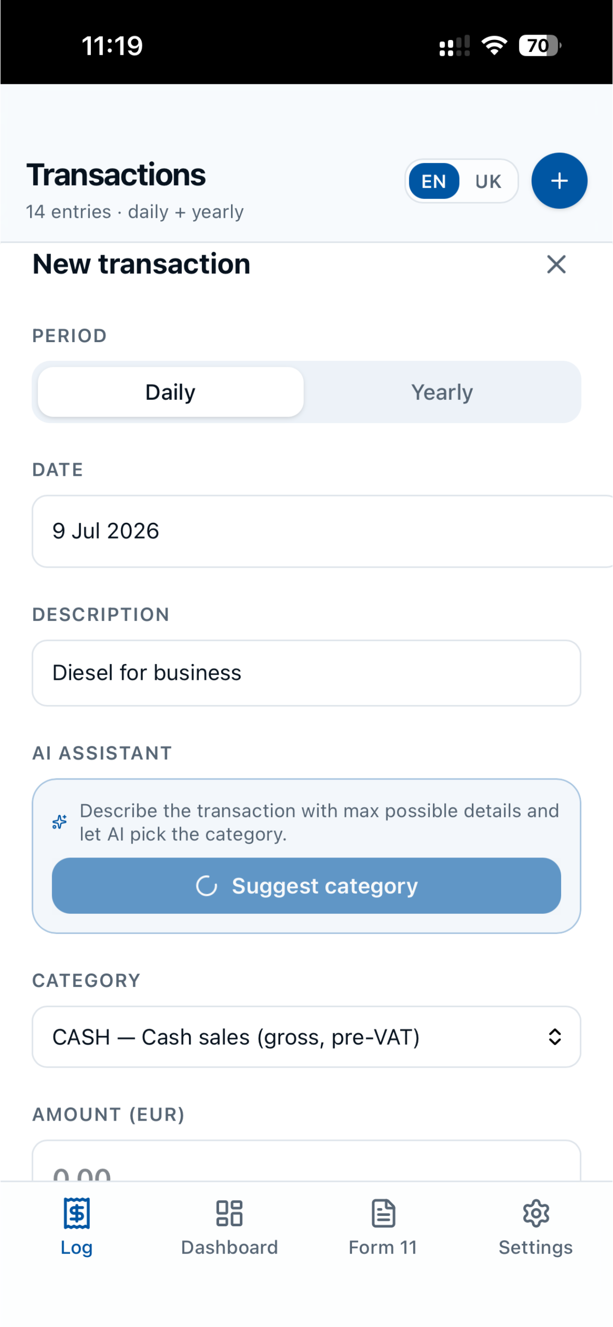 Taxy Dashboard Snapshot 1